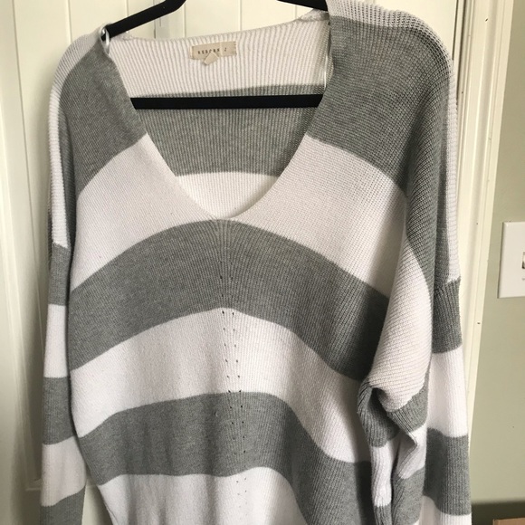 Lightweight Striped Knit Sweater - Picture 2 of 4